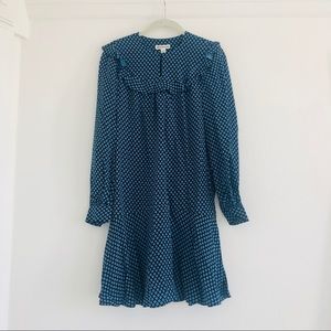 NWT Whistles Daisy Print Frill Dress